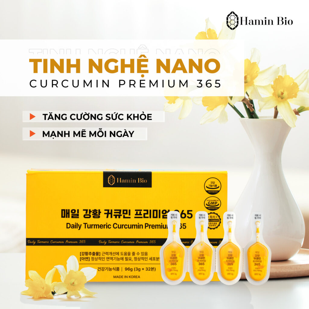 Tinh nghệ Nano Curcumin Premium 365 Hamin Bio