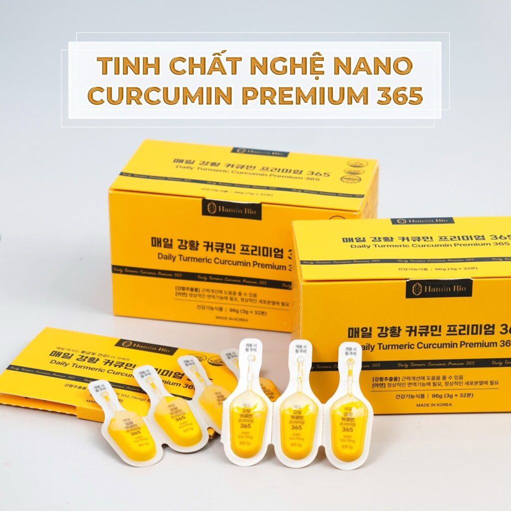 Nghệ Nano Daily Turmeric Curcumin Premium 365 Hamin Bio